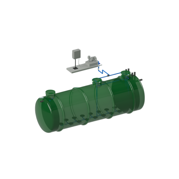 PLANTA DE TRATAMIENTO DE AGUAS SERVIDAS AUTO LIMPIANTE MODELO PLUS-30000